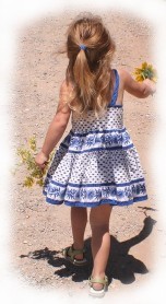 flicka på en strand -- bilden